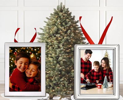 Cunill sterling silver Christmas ornaments and seasonal frames